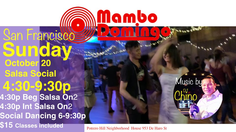Mambo Domingo Special Edition 3rd Sunday 10 20 19