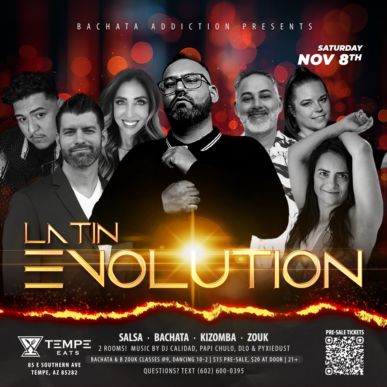 Latin Evolution November Edition 2 Rooms! Bachata, Salsa, Brazilian Zouk & Kizomba