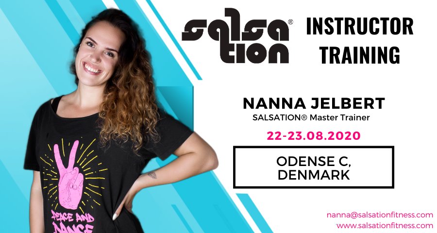 Salsation® instructor Training with Nanna in Odense C, Denmark