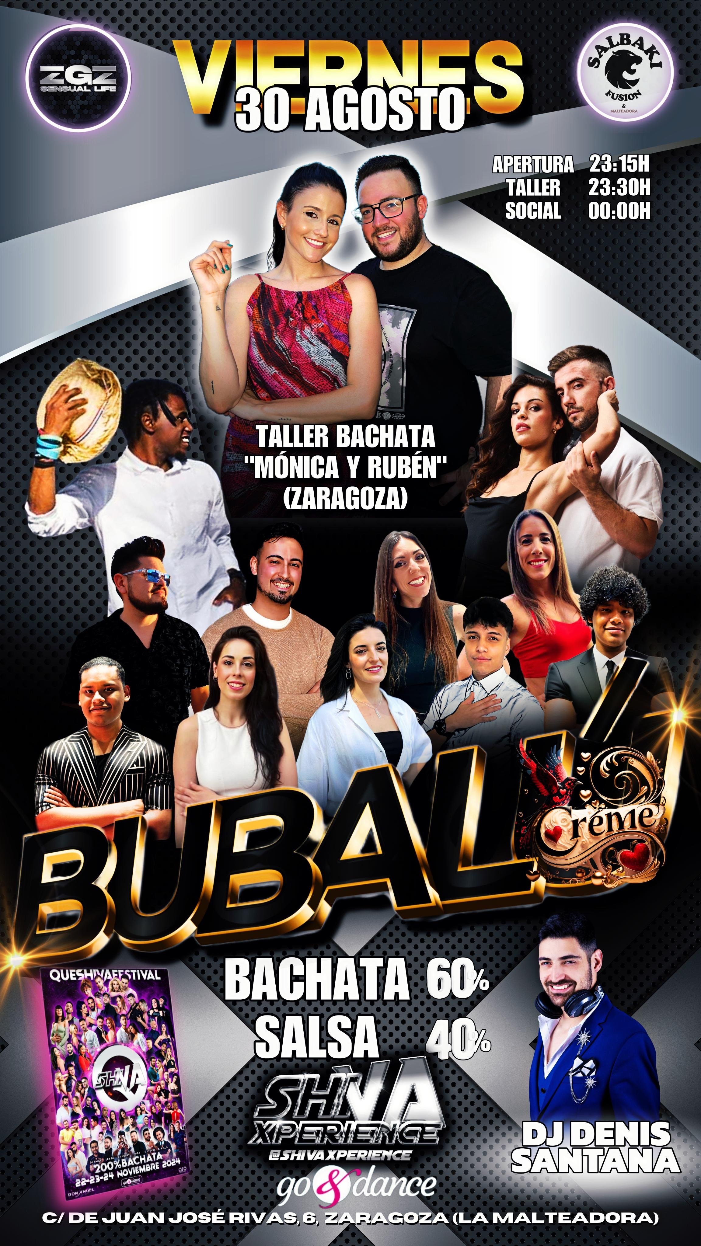 TALLER DE BACHATA MÓNICA Y RUBEN