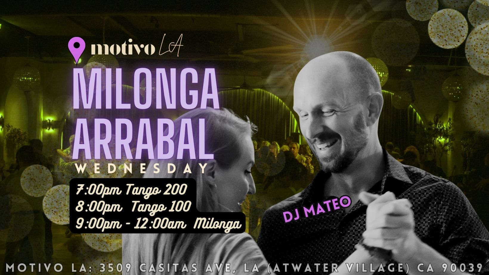 Milonga Arrabal w DJ Mateo