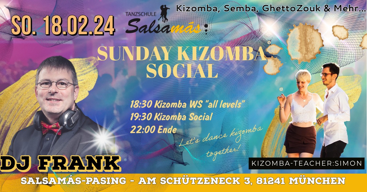 SUNDAY KIZOMBA SOCIAL - WORKSHOPS & SOCIAL