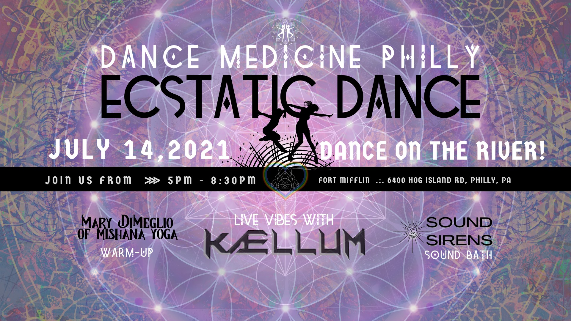 Dance Medicine Philly Ecstatic Dance 7 14 Fort Mifflin on the Delaware