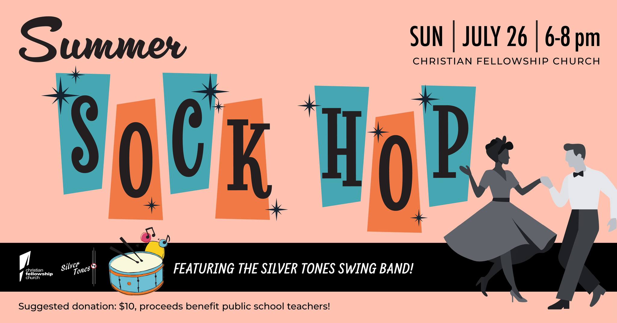 CFC Summer Sock Hop with the Silver Tones Swing Band!