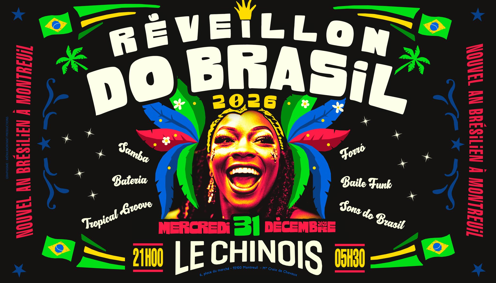 RÉVEILLON DO BRASIL 2026 AU CHINOIS