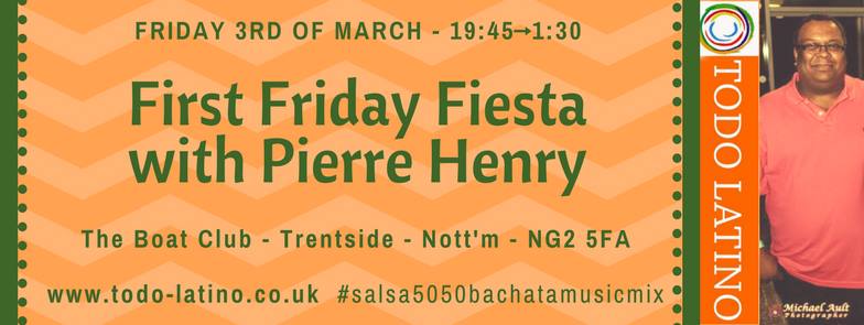 Tonight Pierre Henry & Todo Latino salsa5050bachata