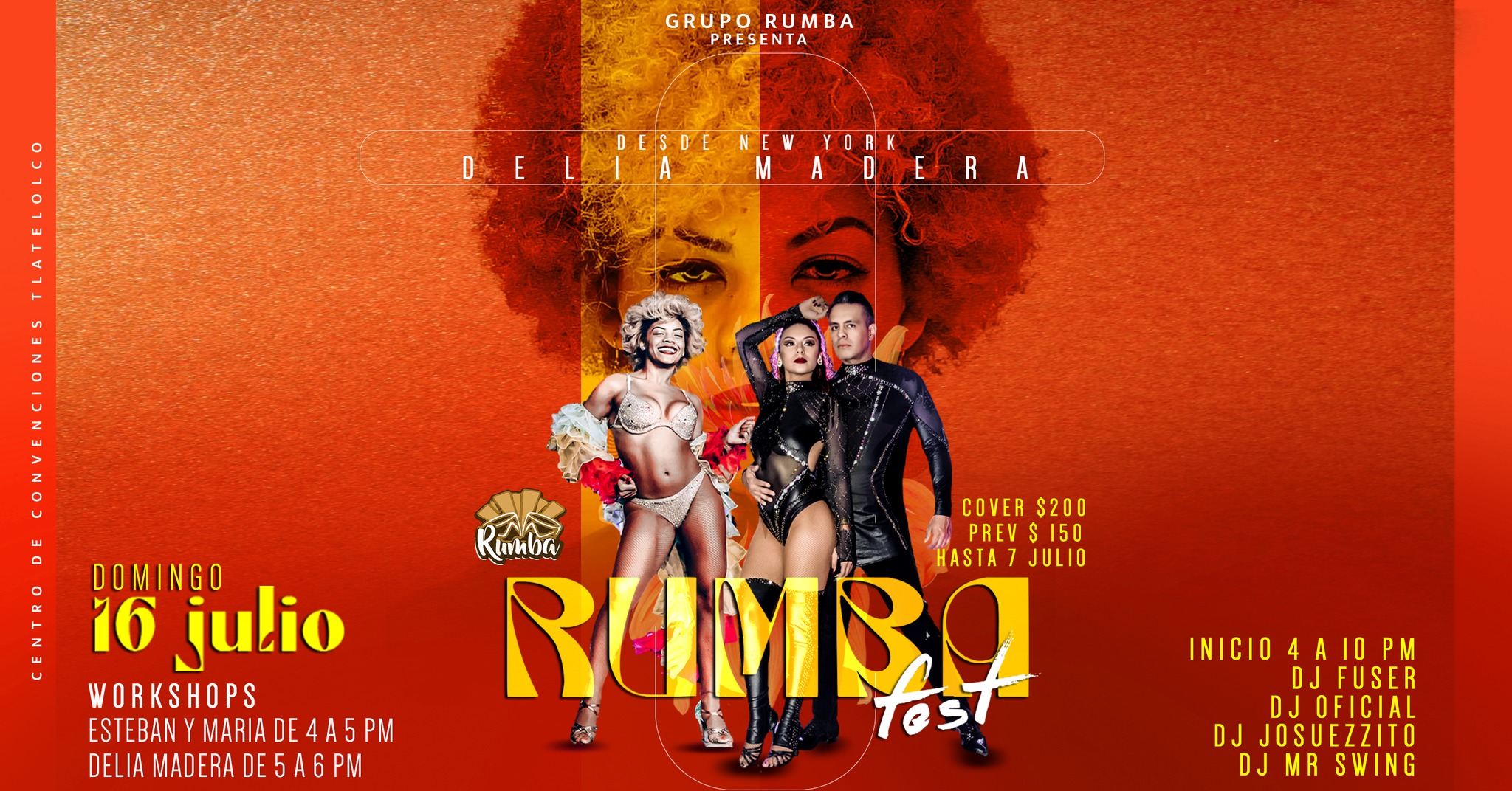 Rumba Fest - domingo 16 de julio 4 pm