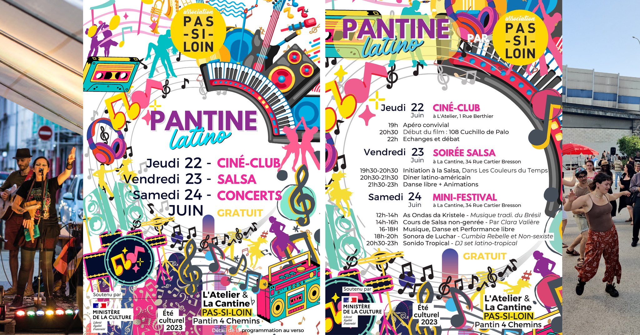 PANTINE LATINO ! Ciné-Club, Salsa, Concerts,..