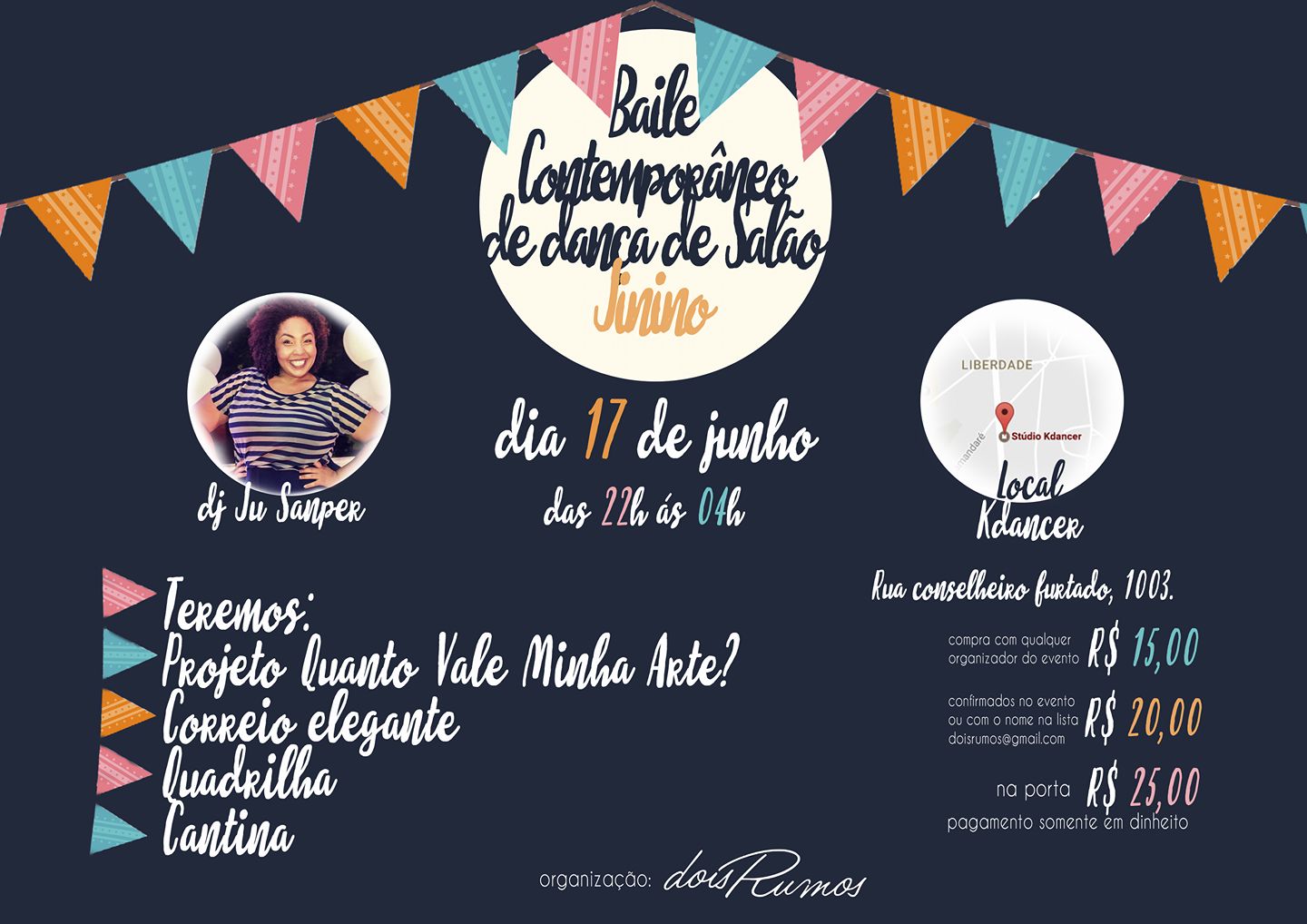 Baile Contemporâneo de Dança de Salão - Junino!