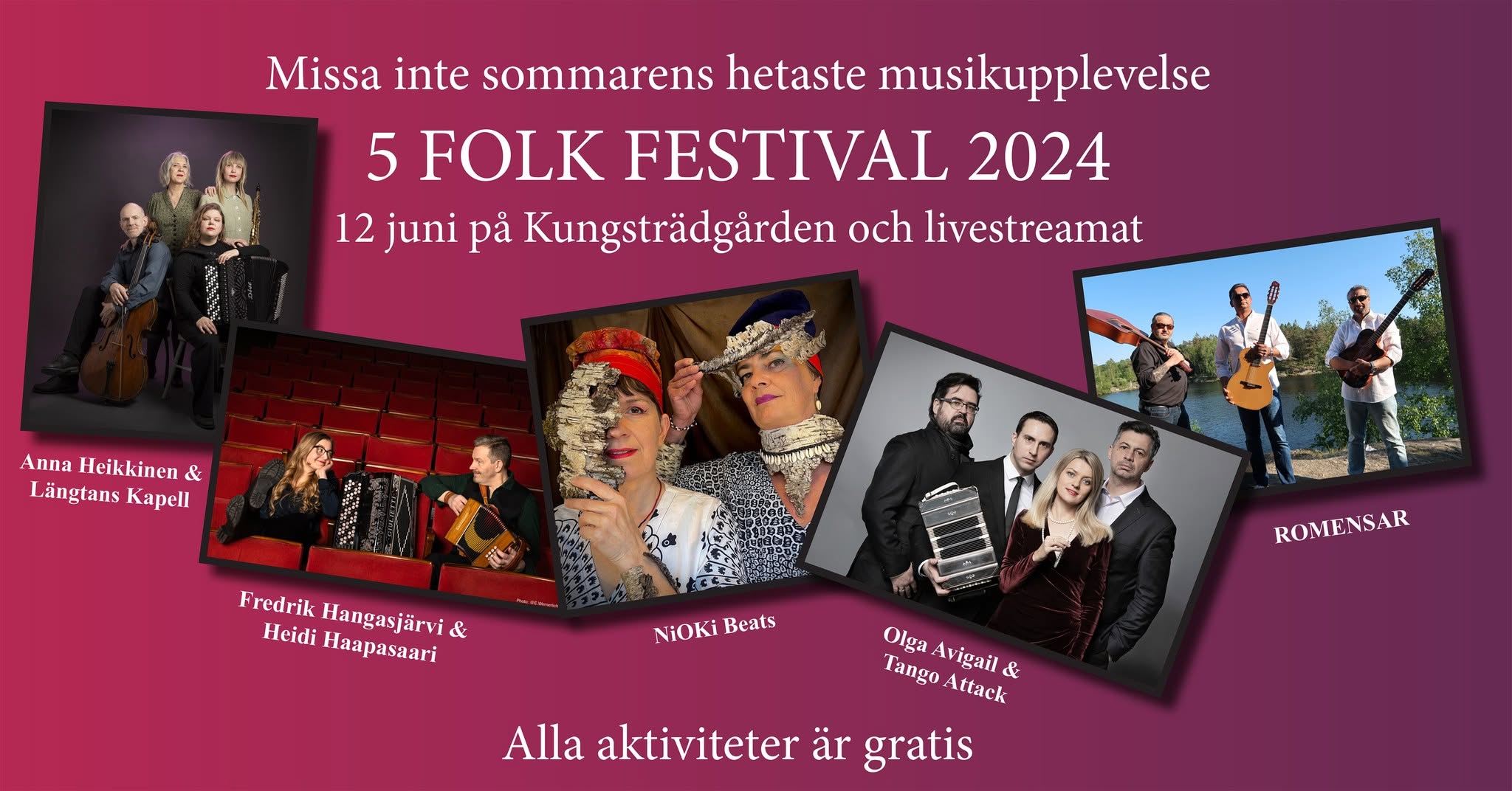 5 Folk Festival 12 juni 2024