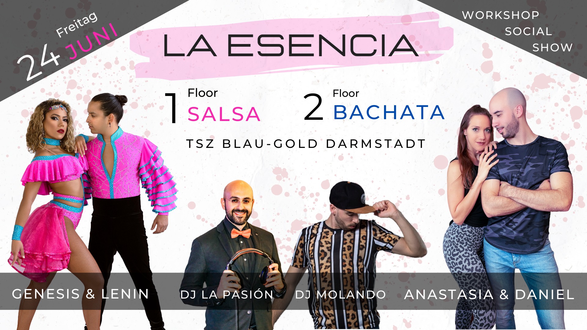 ❖ La Esencia ❖ ✓2 Floors! ✓Salsa & Bachata