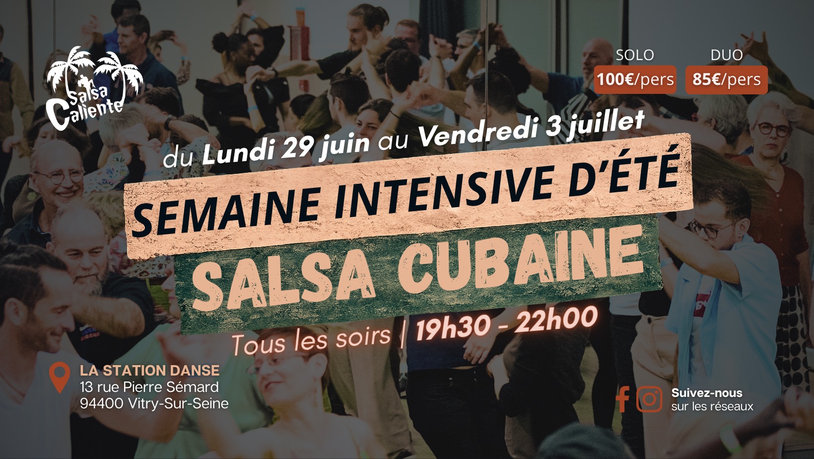 Semaine Intensive d'Été (en soirée) ☀️💃🏽