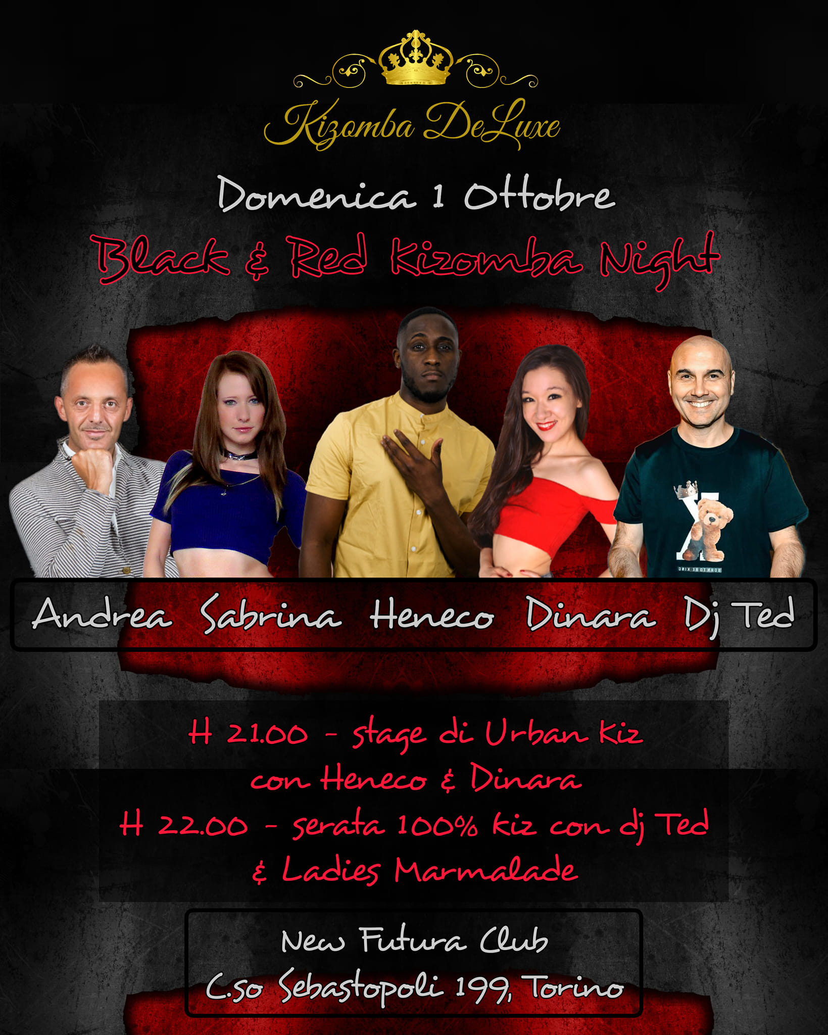 ❤️🖤 BLACK & RED KIZOMBA NIGHT 🖤❤️