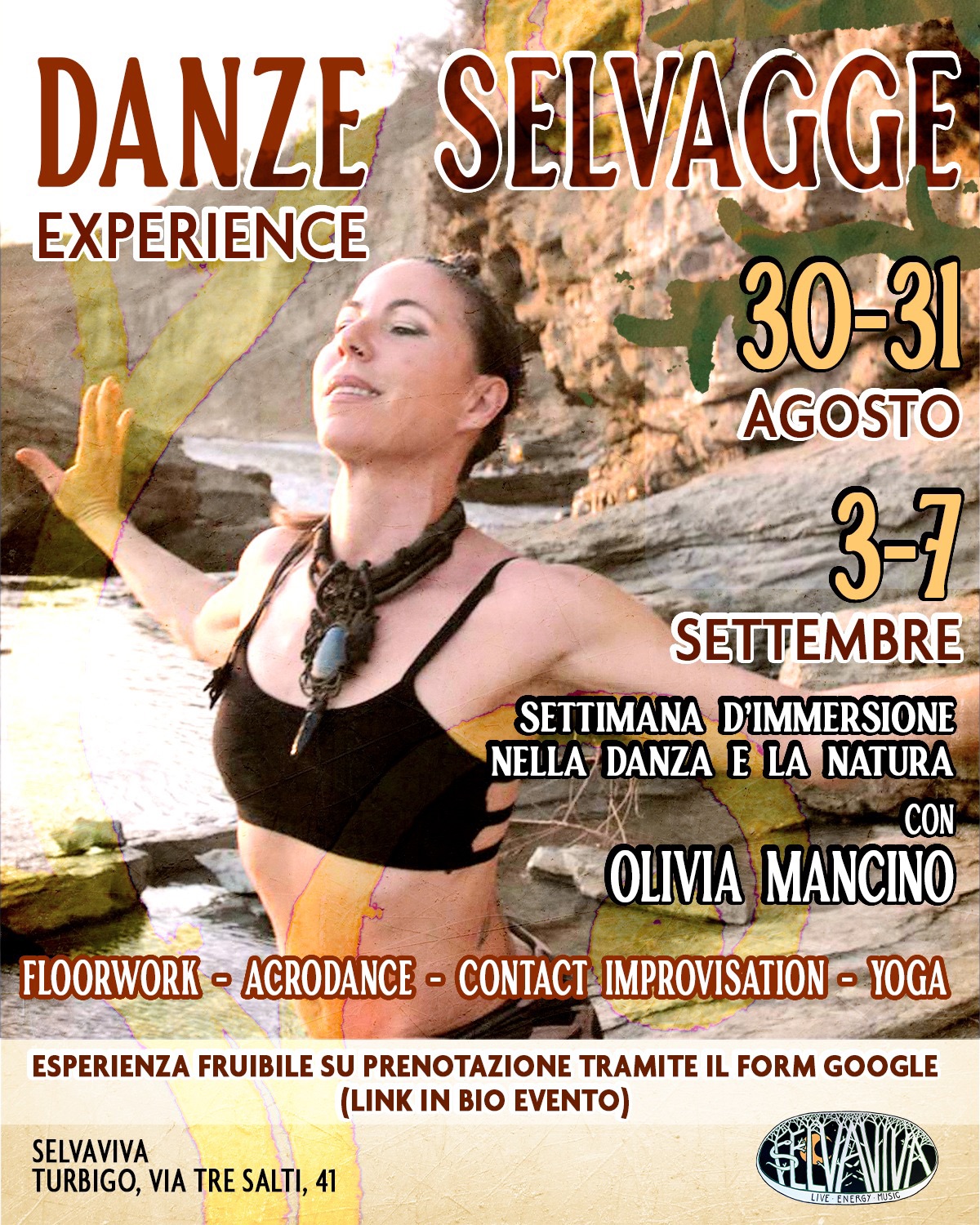 🌿🌀DANZE SELVAGGE EXPERIENCE CAMP🌀🌿 in SelvaViva