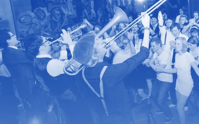 The Shirt Tail Stompers play Fine City Swing 2023