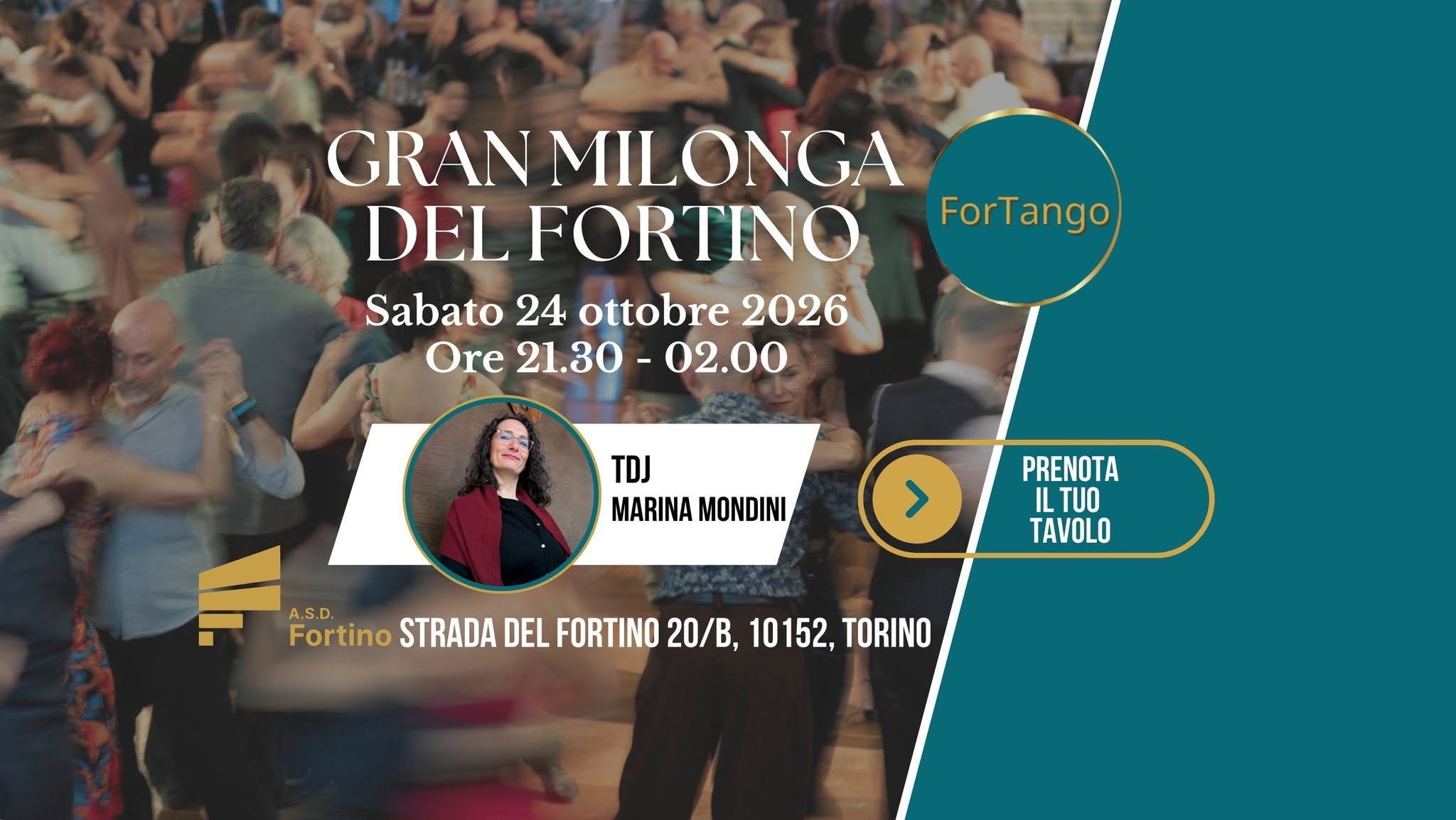 Gran Milonga Del Fortino, Tdj Marina Mondini
