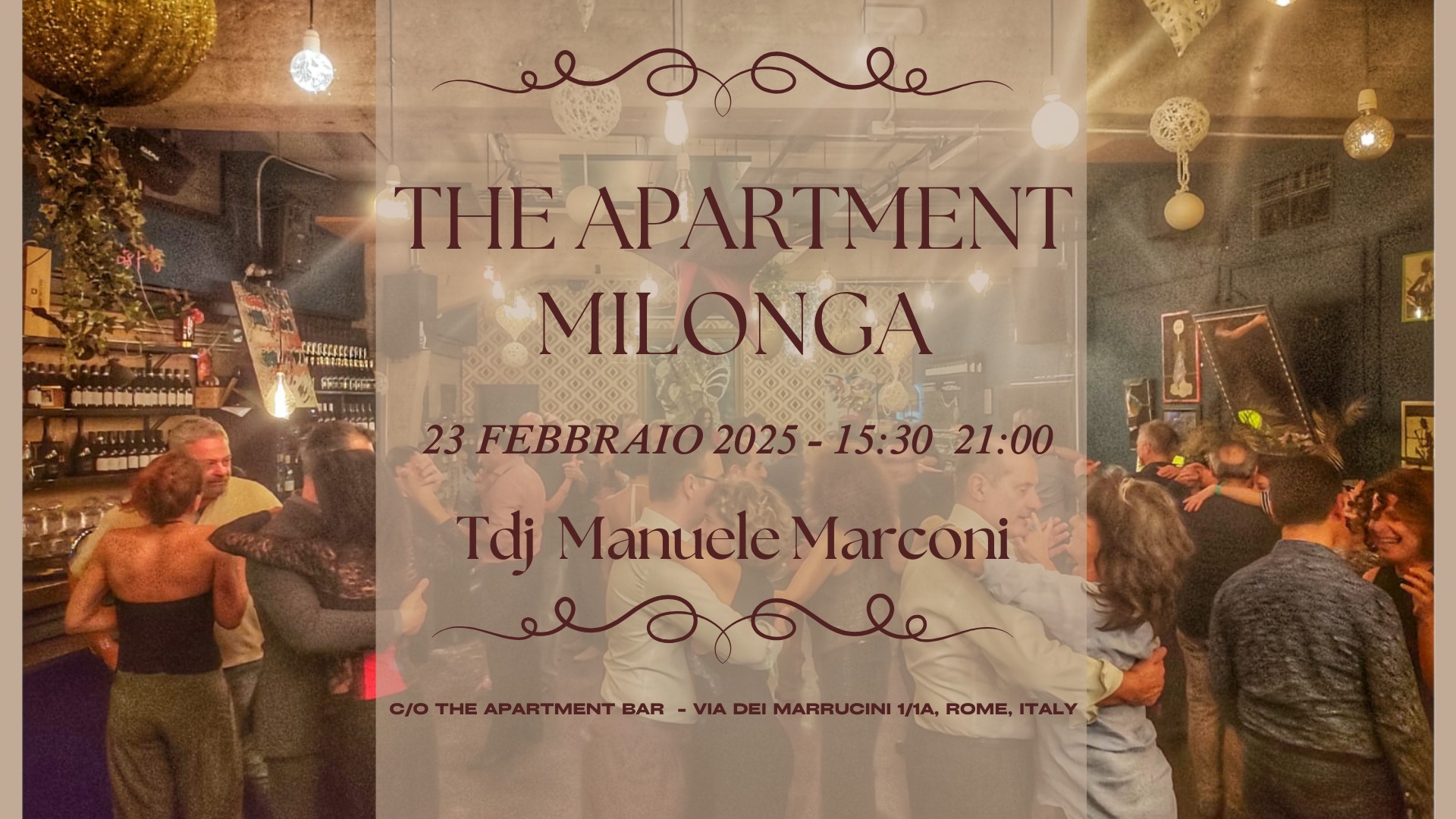 The Apartment Milonga *02.03.2025* Tdj Roberto Tucci