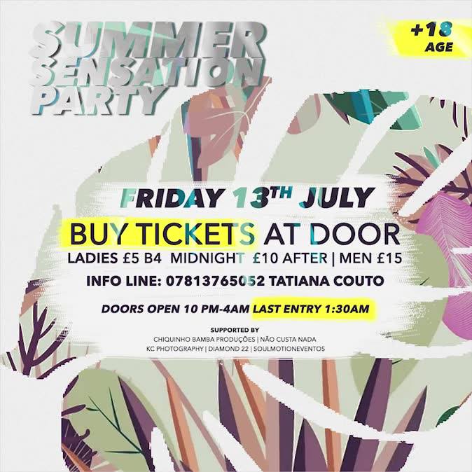 Summer Sensation PARTY