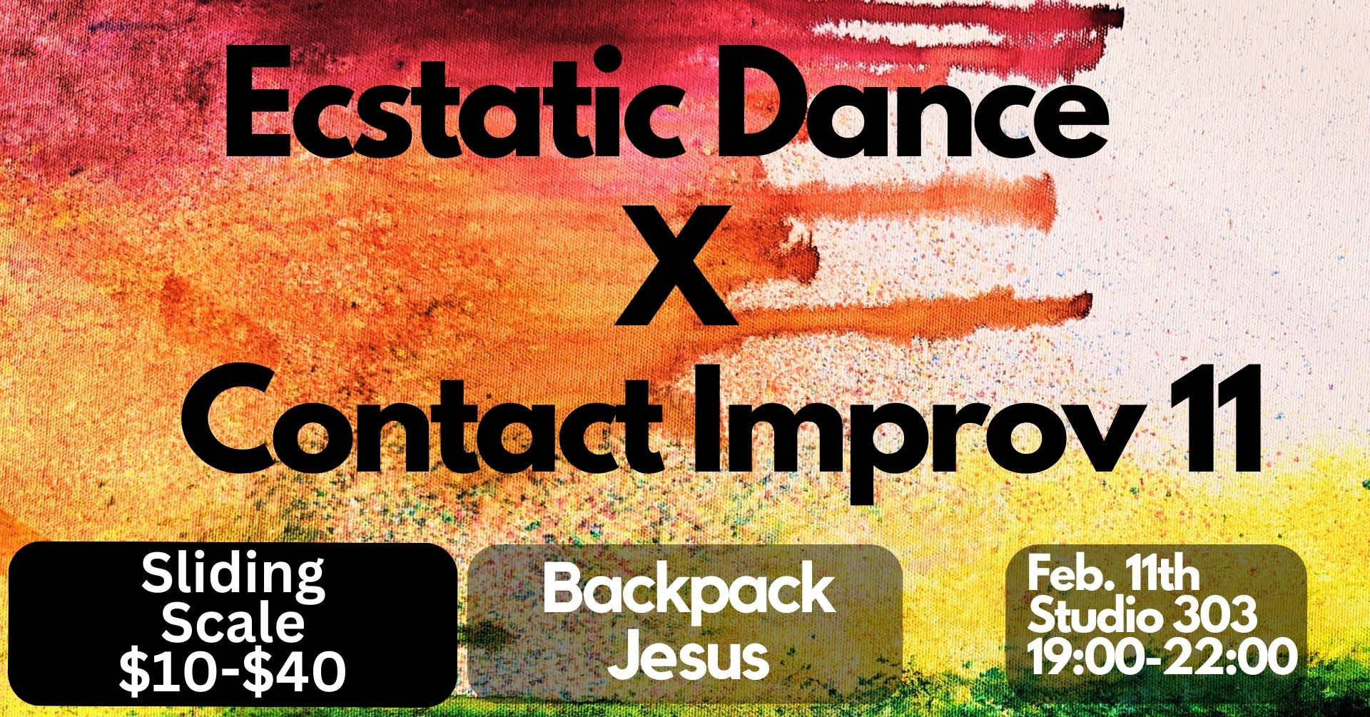 SLIDING SCALE $10-$40: Ecstatic Dance X Contact Improv 11 (SUNDAY, Feb 11th)