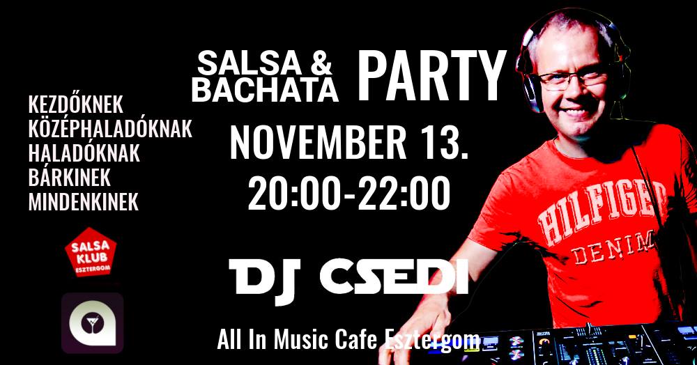 Novemberi Salsa és Bachata Villámbuli Mindenkinek