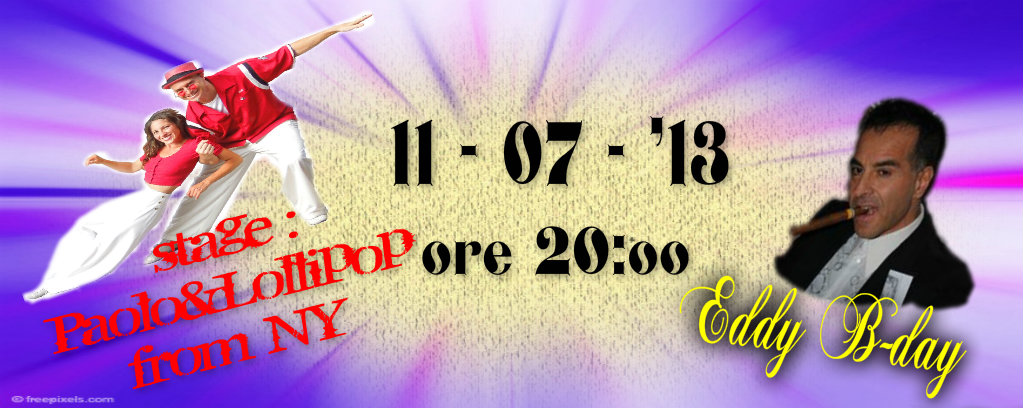 EDDY B-DAY : musica...divertimento...sorprese...