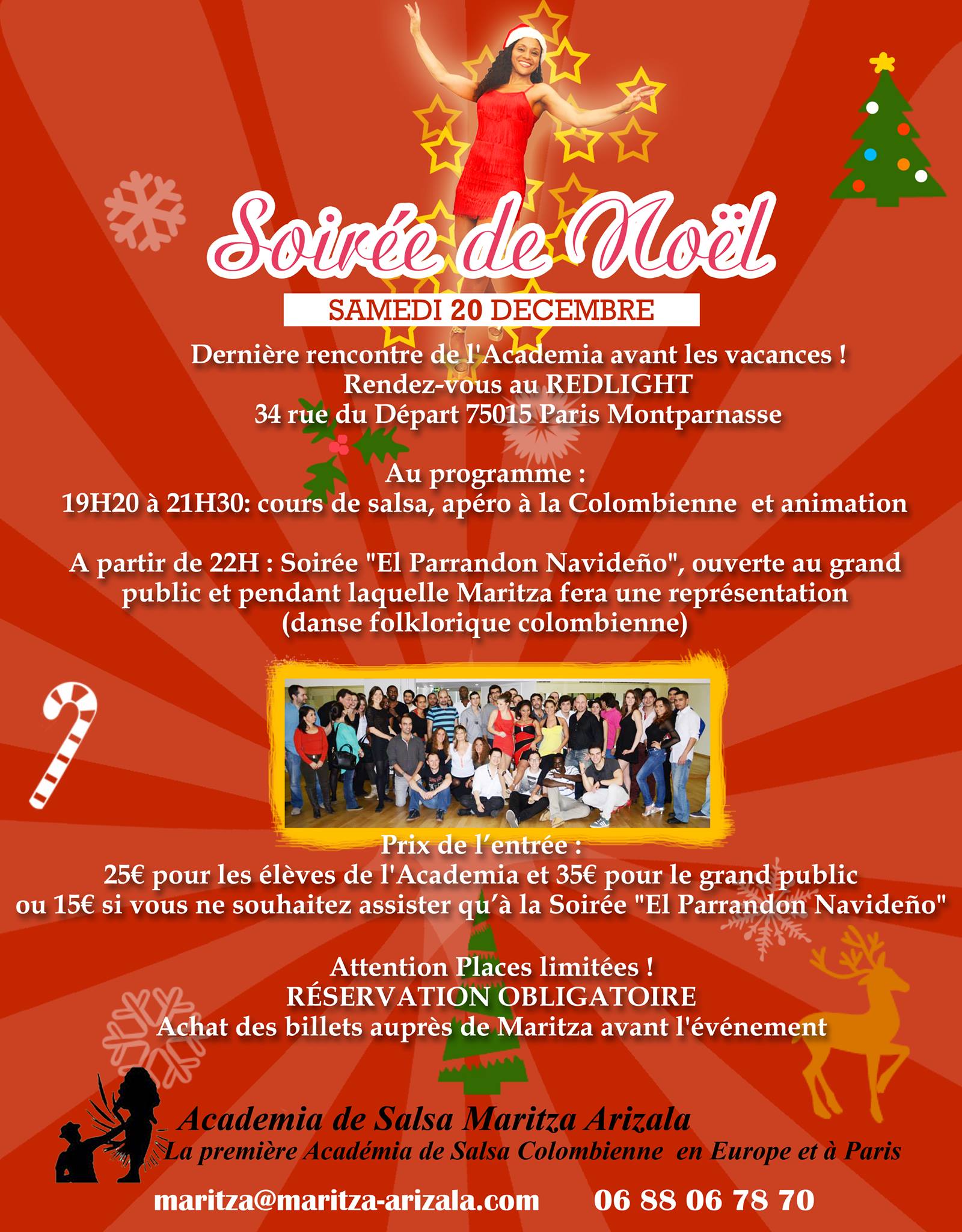 SOIREE DE NOËL LATINO 20 DECEMBRE 2014