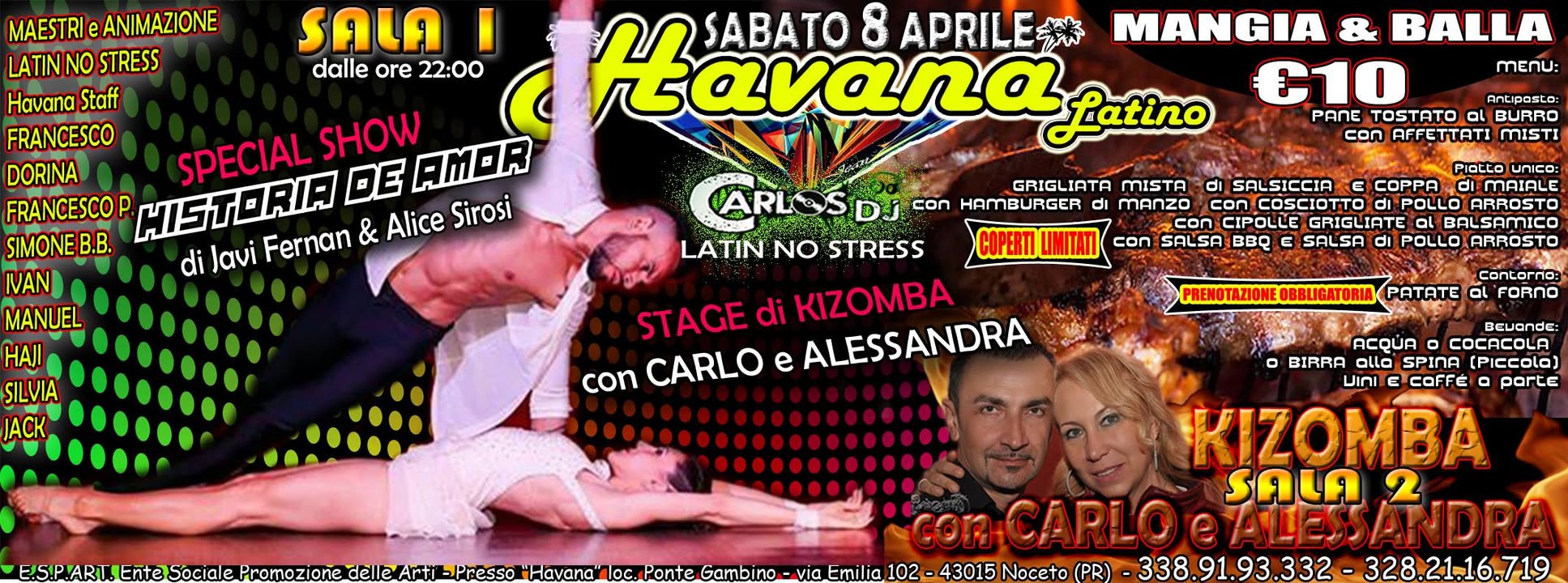 Havana Latino - SHOW Javi Fernan Alice Sirosi STAGE di Kizomba