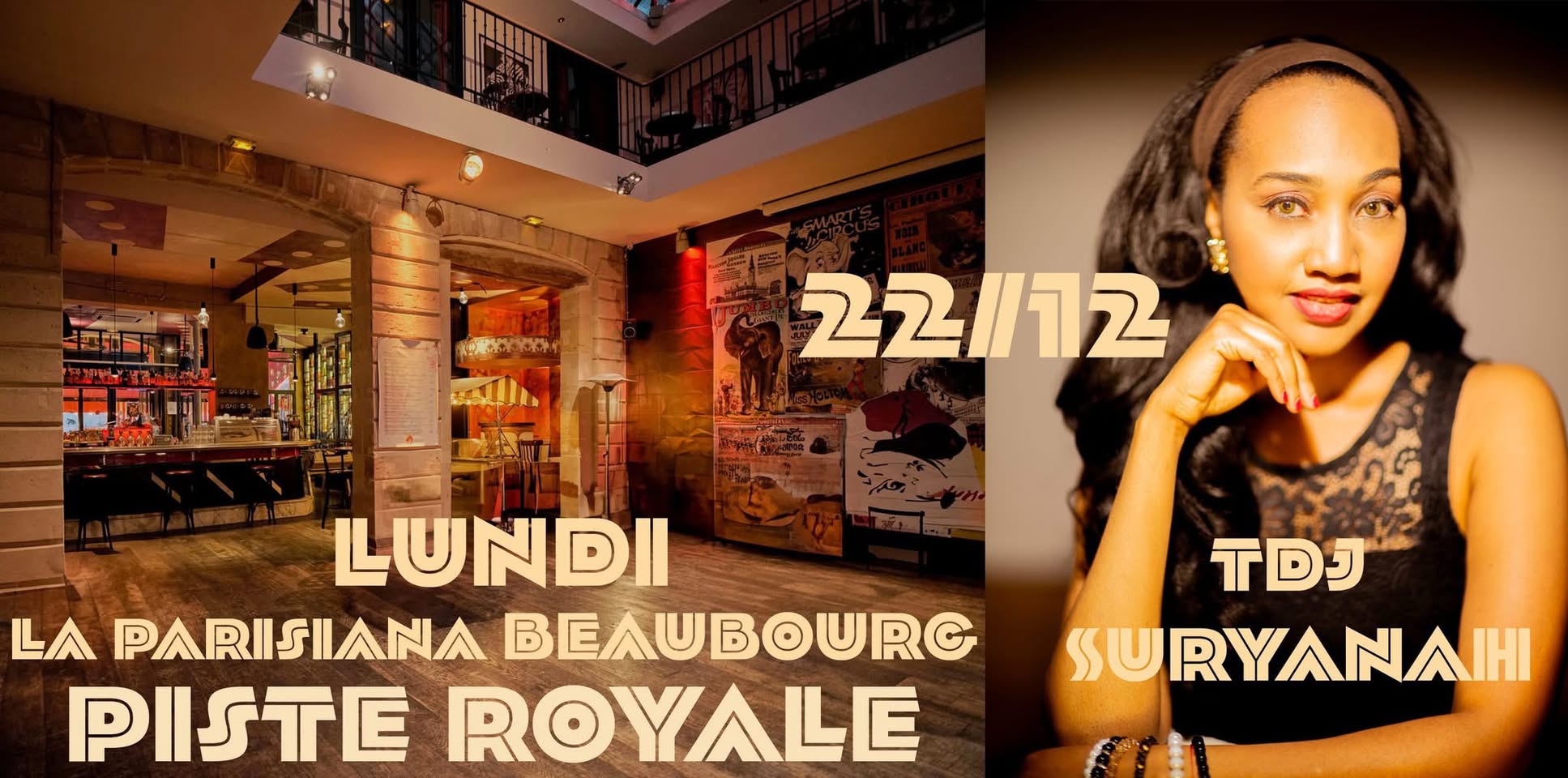 La Parisiana Beaubourg Lundi 1 2 Cours & Bal 22-12