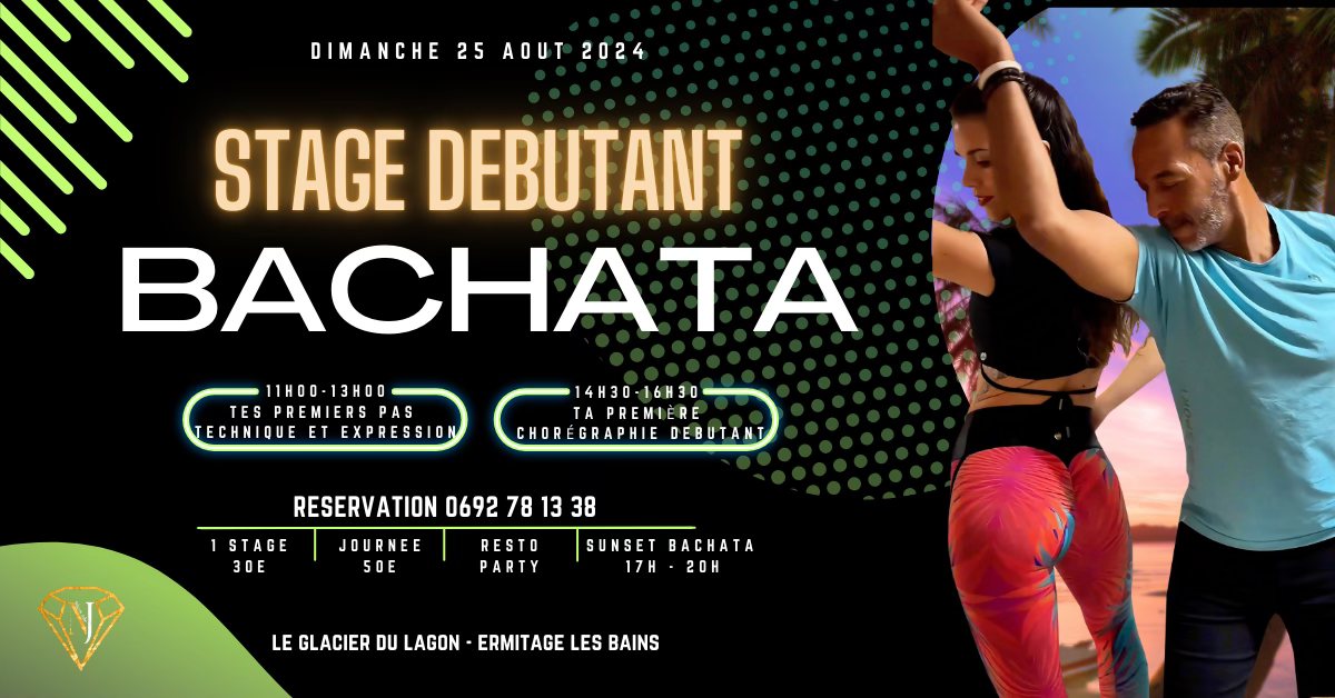Stage Bachata : Spécial DÉBUTANT (dim 25 Aout)