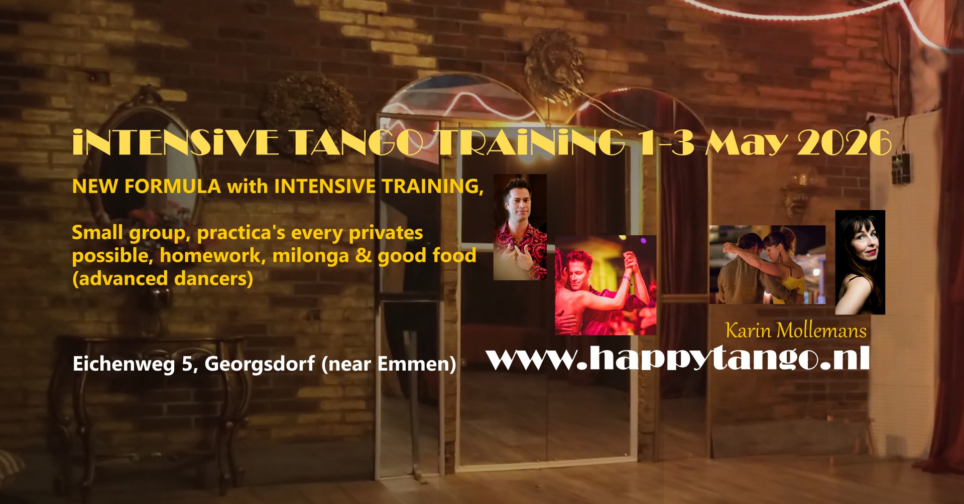 iNTENSiVE TANGO TRAiNiNG 1-3 MAY 2026