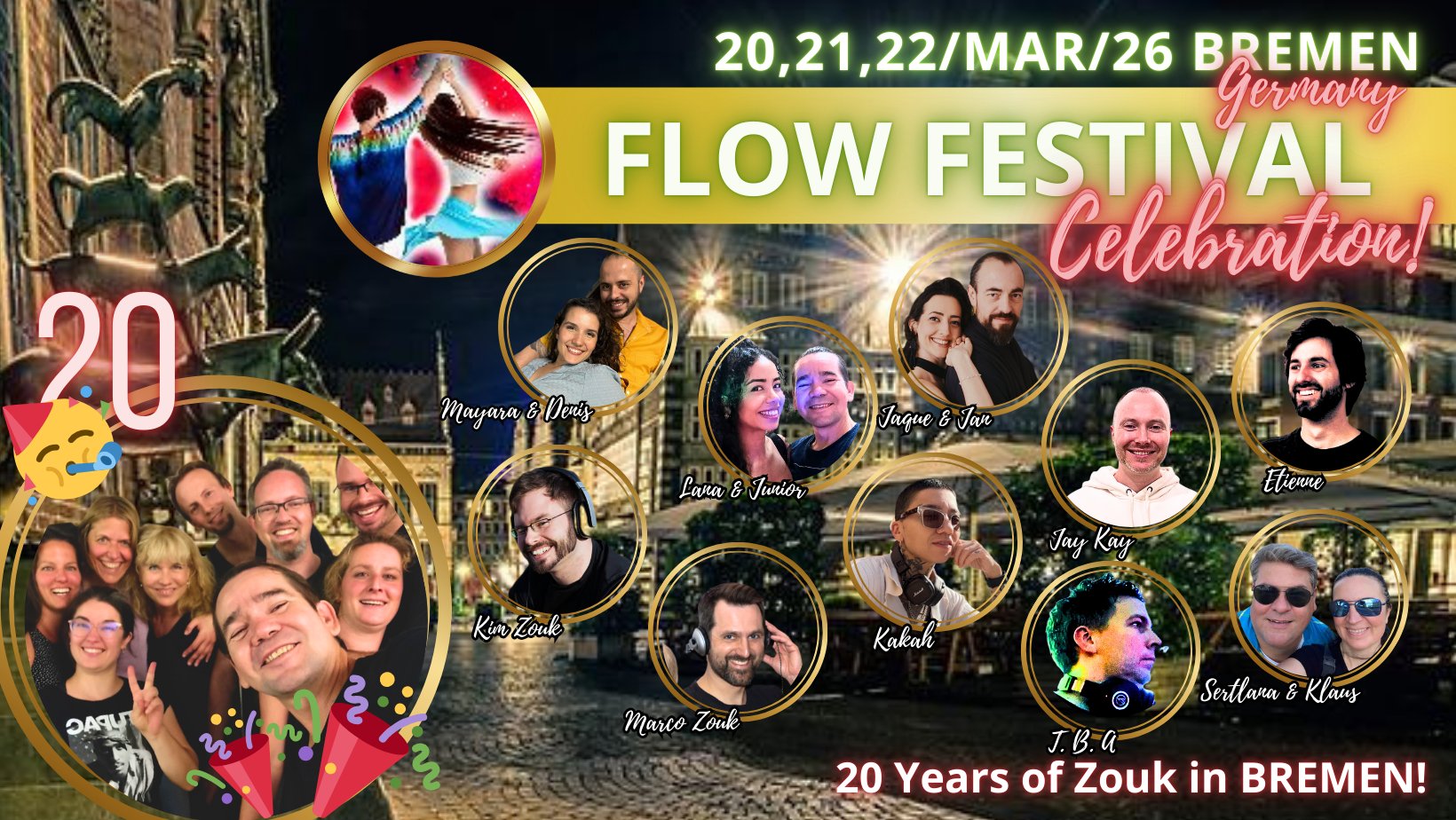 Flow Festival Bremen 2026! Brazilian Zouk!