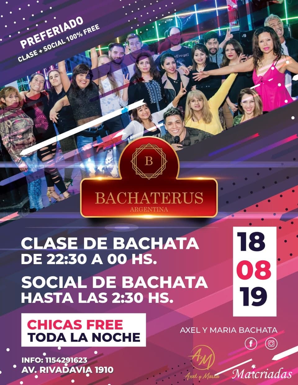 Domingo 18 de Agosto, Pre Feriado en Bachaterus Argentina!
