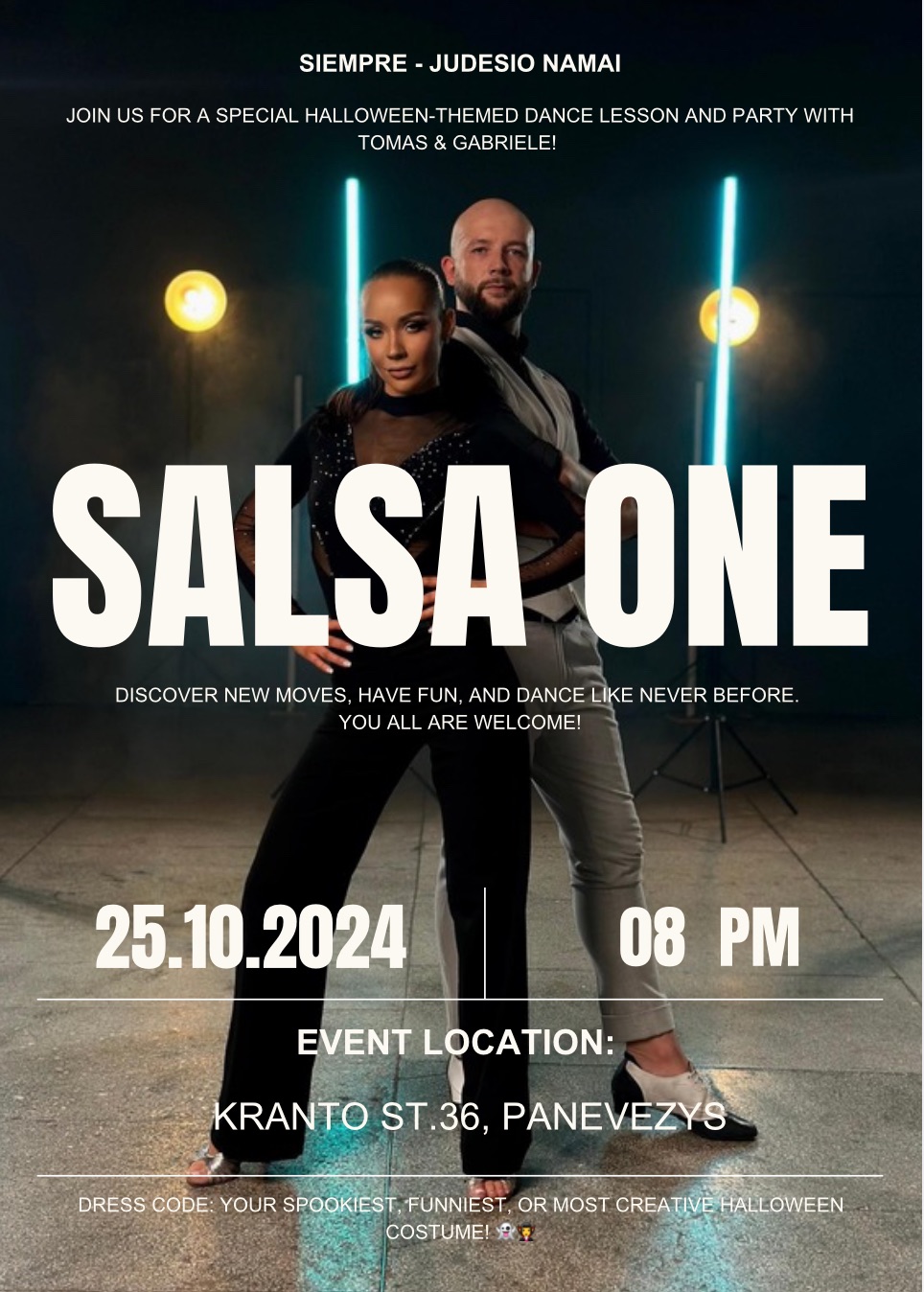 Siempre & Salsa one Tomas & Gabriele Panevezys