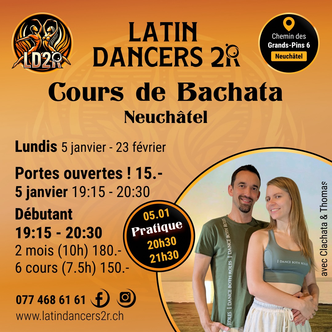 🕺🏾✨ Portes ouvertes Bachata - Latin Dancers 2R ✨💃🏼