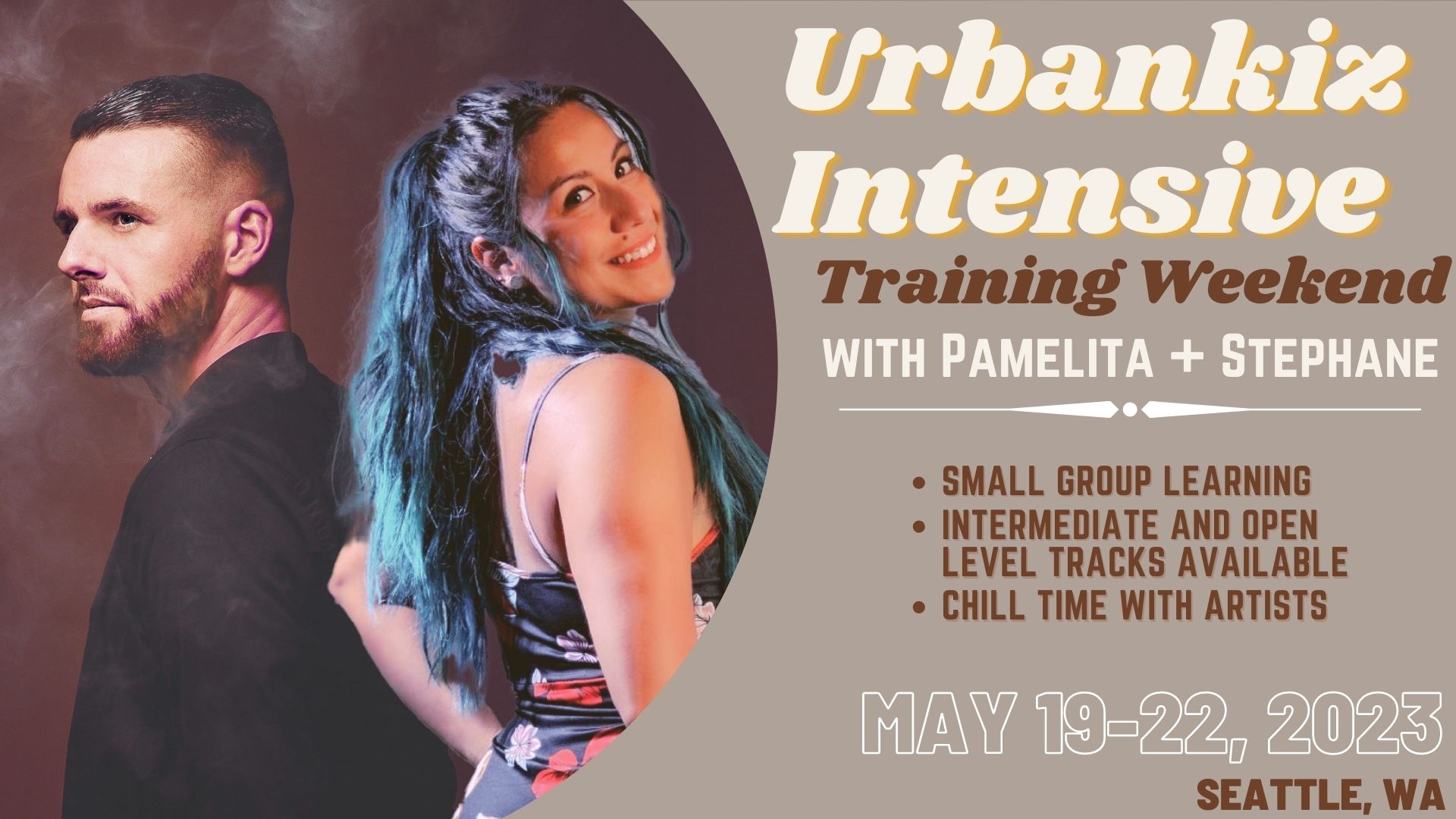 Urban Kiz Intensive Training Weekend with Pamelita + Stephane in Seattle