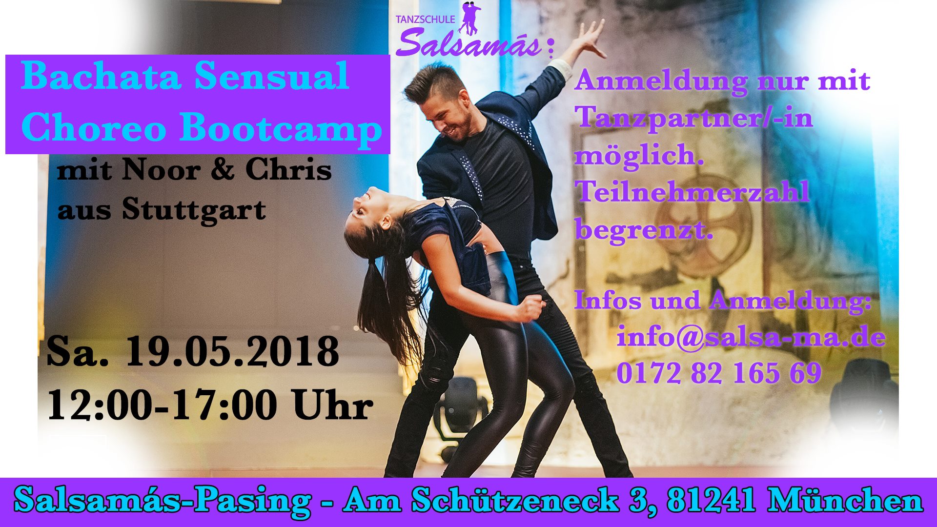 Bachata Sensual Choreo Bootcamp mit Chris & Noor aus Stuttgart