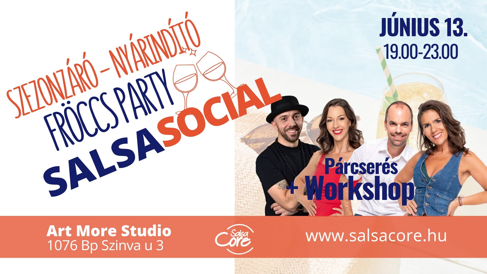 SALSA SOCIAL ☀️ Szezonzáró-Nyàrindító Fröccs Party