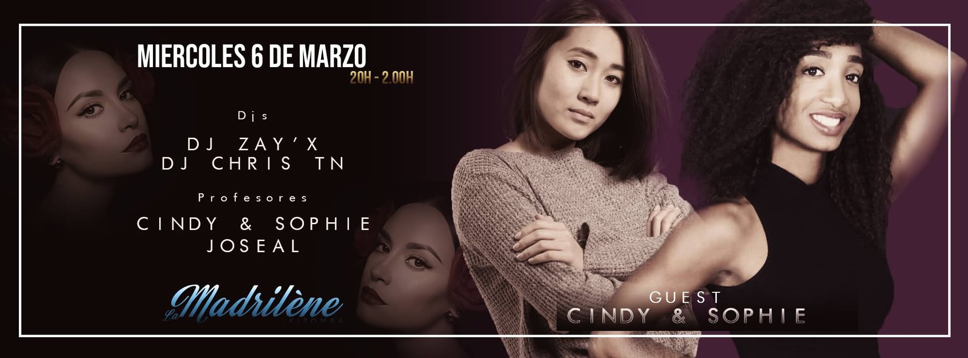 La Madrilène 6.03.19 #Hazdetubaileunmododevida Sophie & Cindy