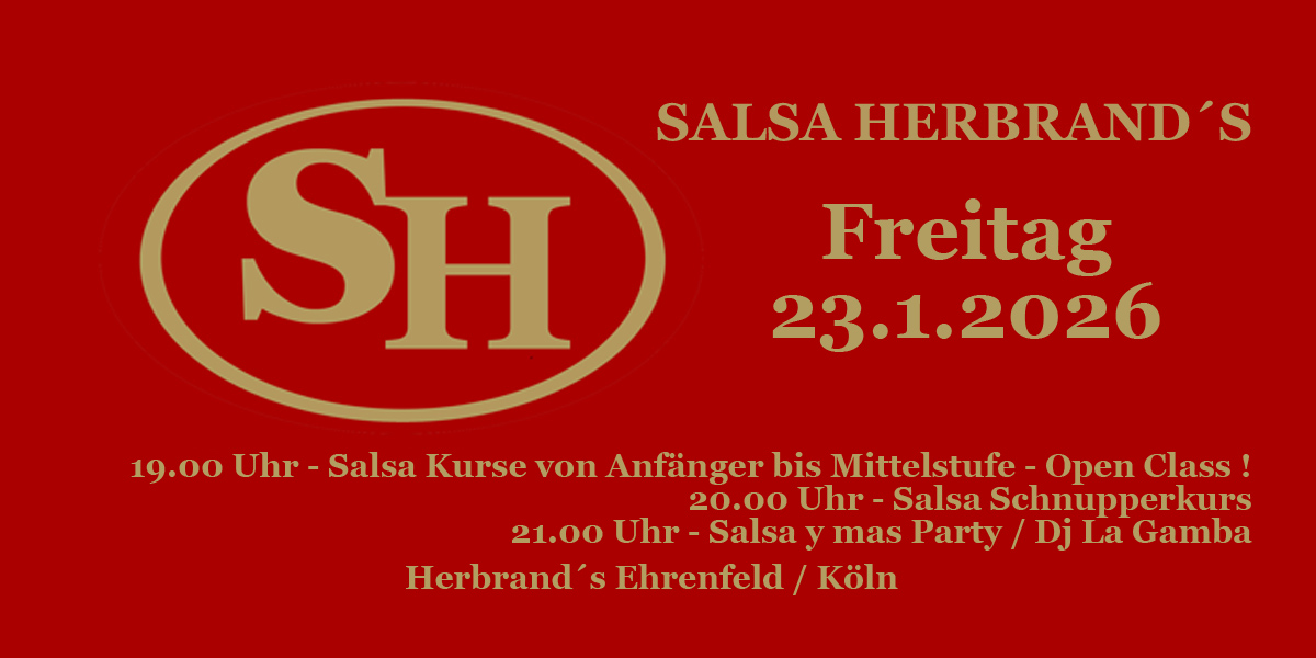 Salsa Herbrand´s - Freitag 23.1.2026 ! :-)