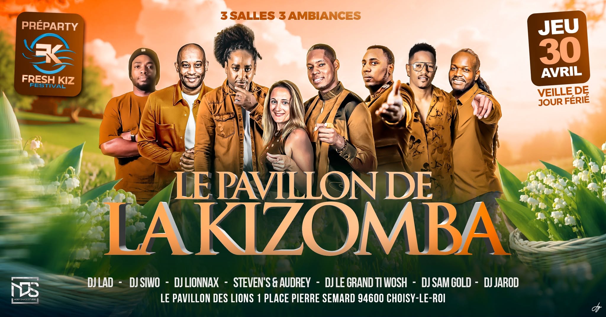 Jeudi 30 Avril 2026 (Veille Férié) - Fresh Kiz Festival Preparty - Le Pavillon de la Kizomba