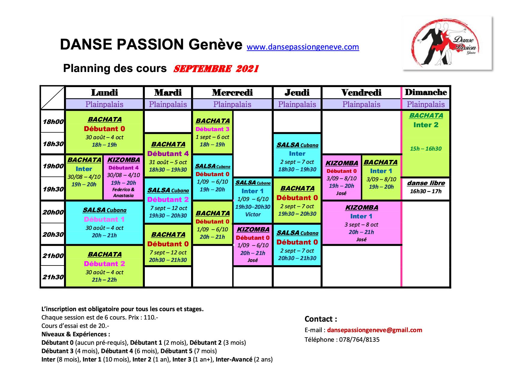 Cours de Salsa, Bachata & Kizomba