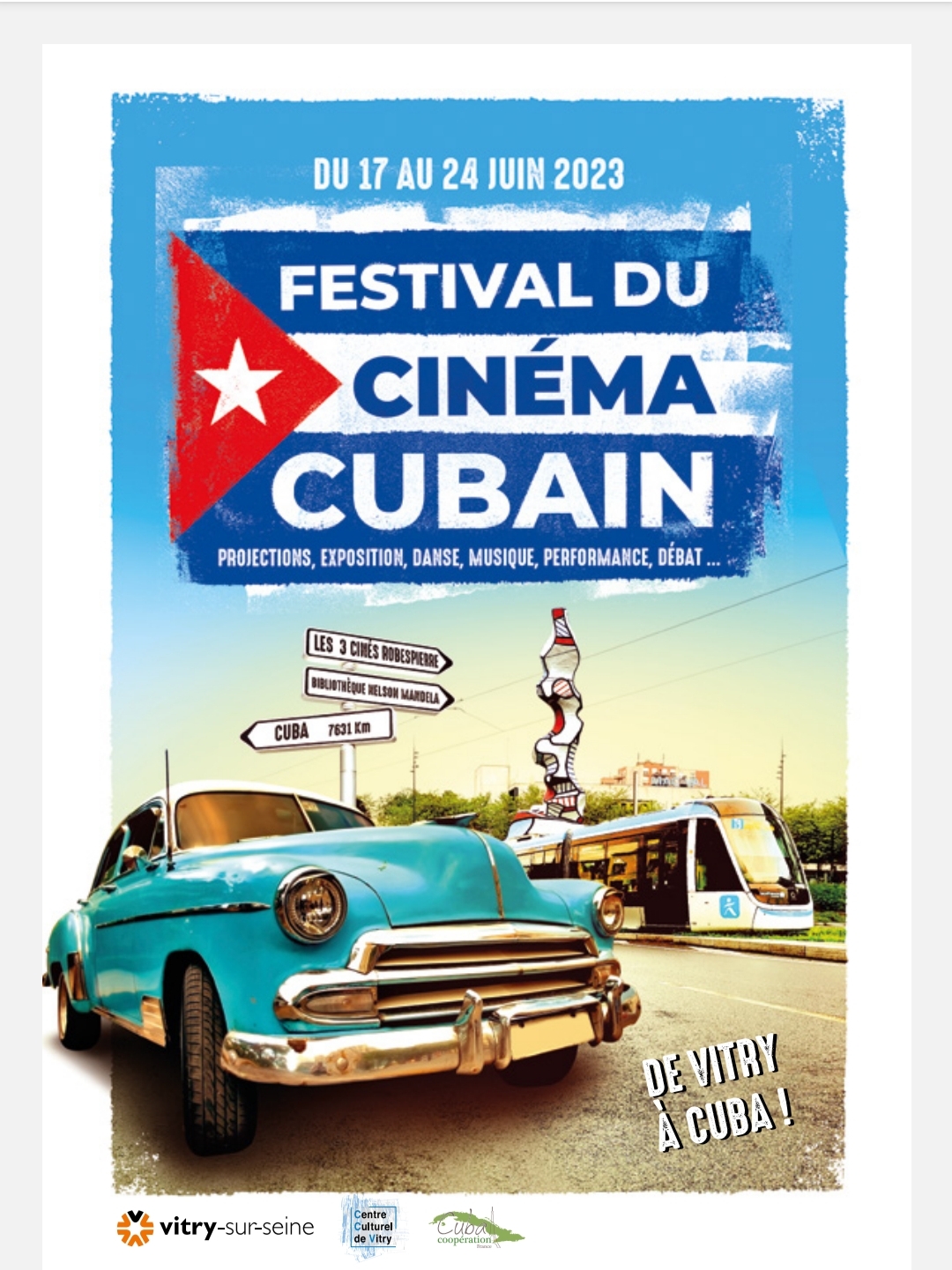 Concert cubain gratuit en plein air Sol de Cuba pour le festival cubain de Vitry