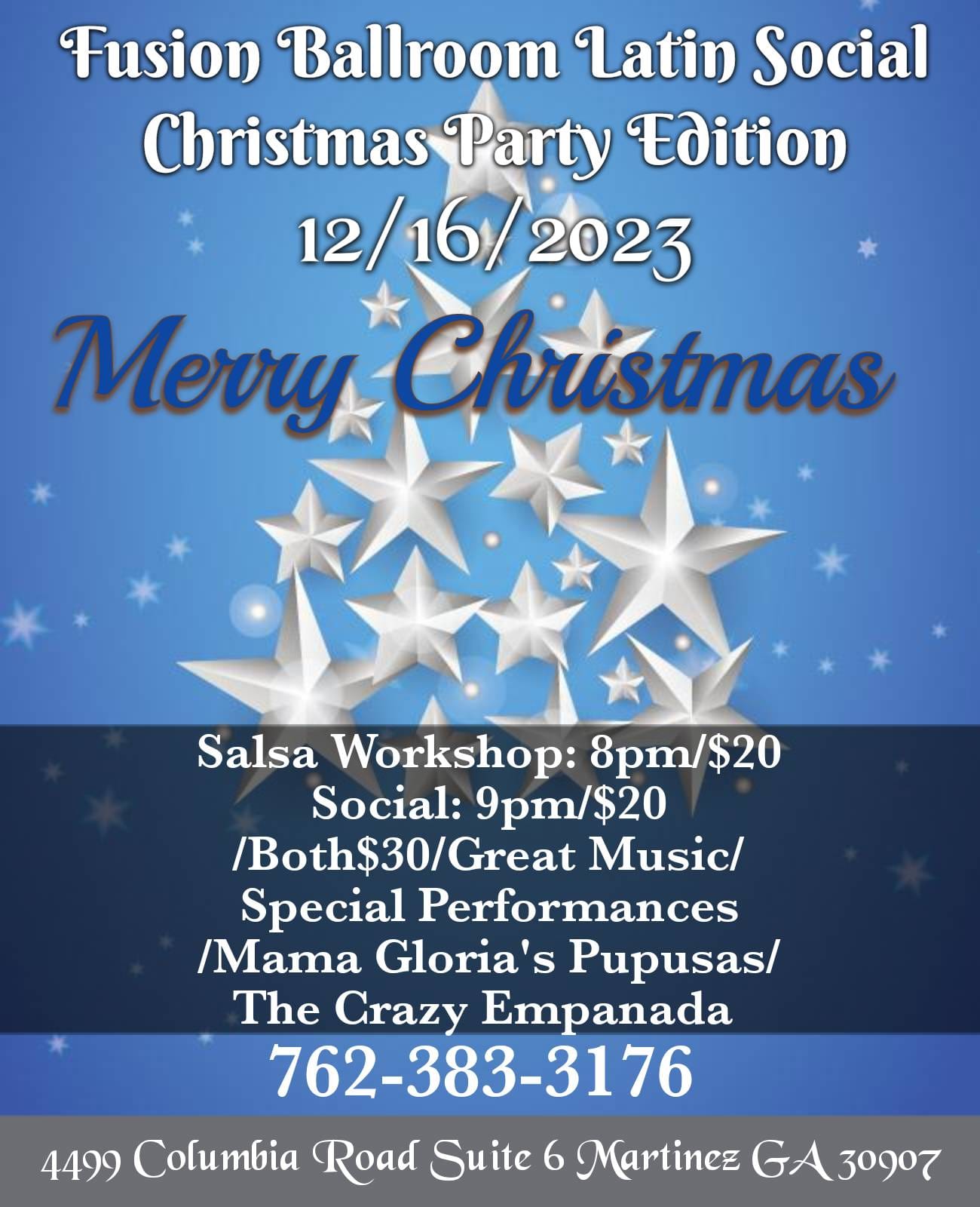 Fusion Ballroom Latin Social Christmas Edition