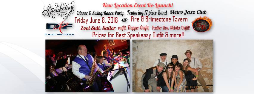 Speakeasy Dinner & Swing Dance Party - 17-piece Metro Jazz Club