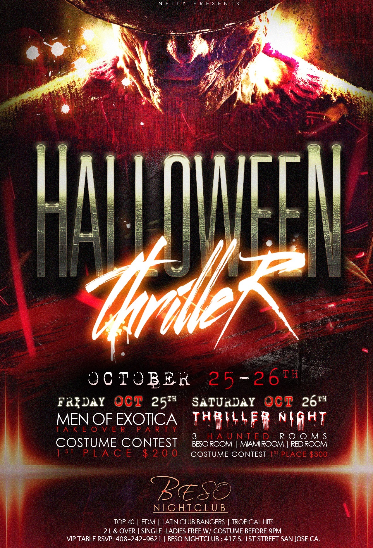 Halloween Thriller Beso Nightclub (10 25-10 26)