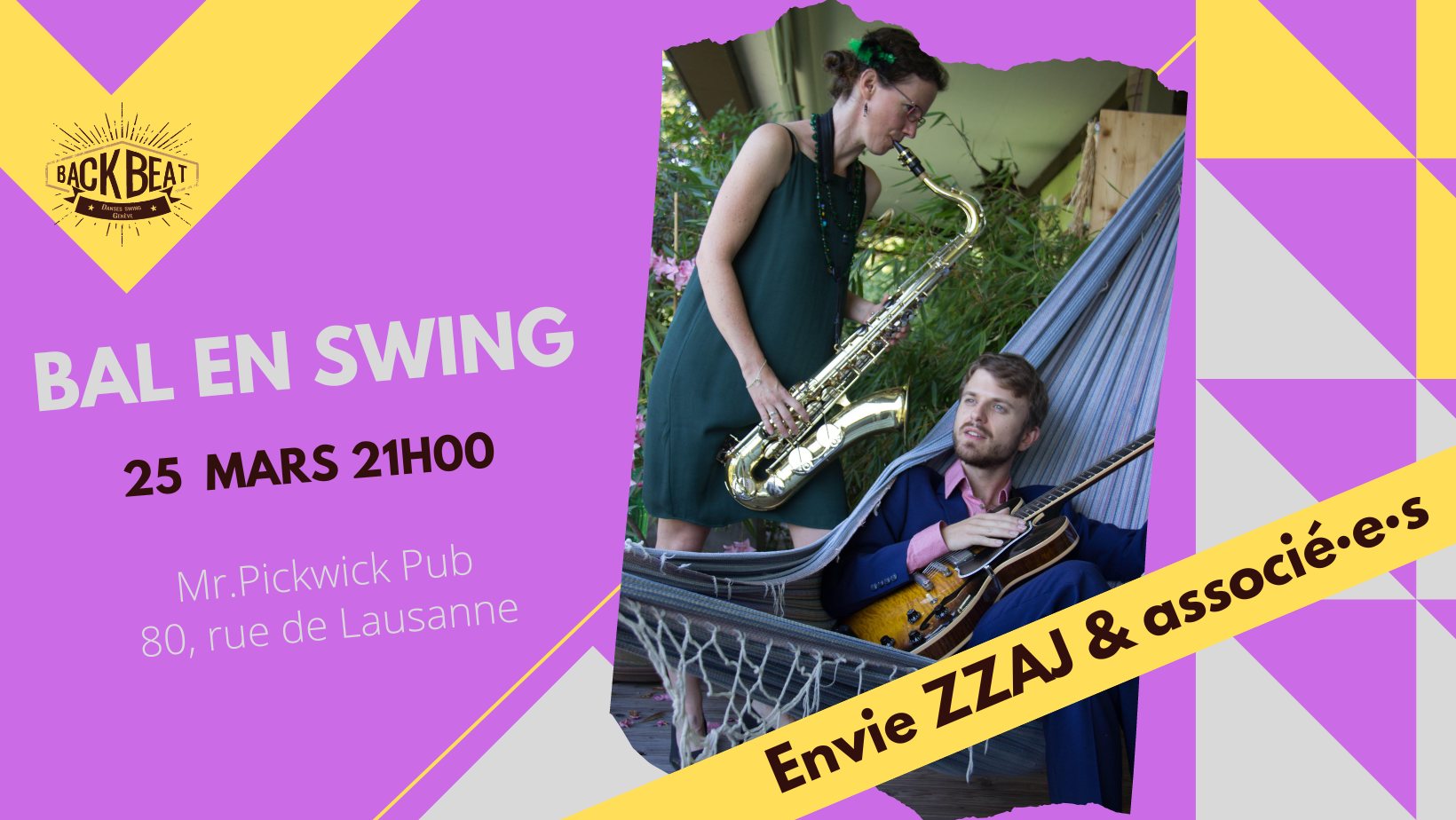 Bal en Swing -- avec Envie ZZAJ & associé·e·s