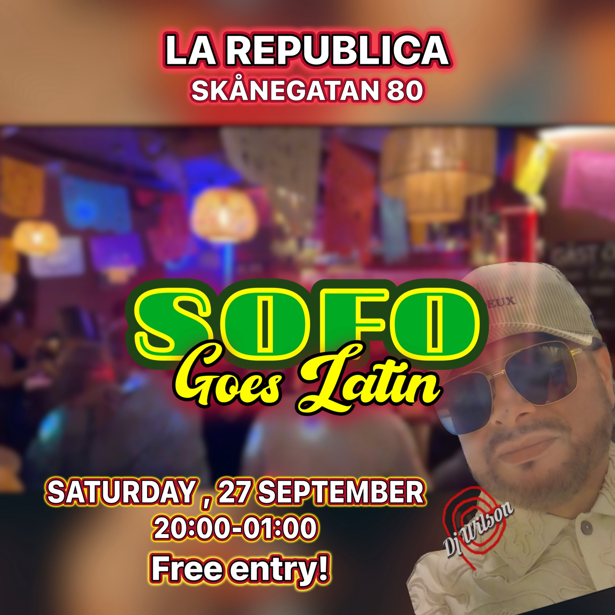SOFO Goes Latin! Free entry