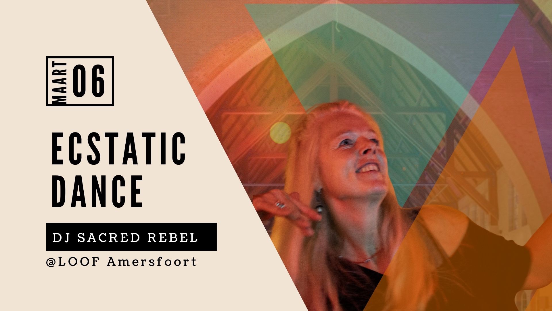 Ecstatic Dance met DJ Sacred Rebel vrijdag 6 maart