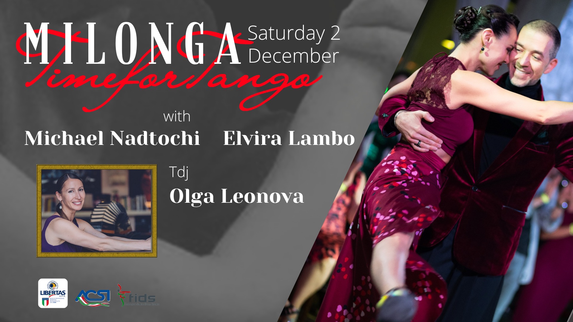 Milonga TfT con Elvira, Olga e El Gato