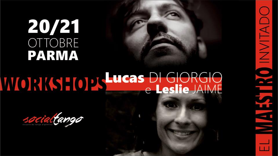 Stage con LUCAS DI GIORGIO e LESLIE JAIME a PARMA!!!